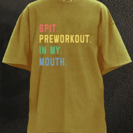 washed gym shirt