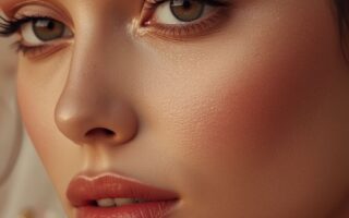Bride with skin-first bridal makeup and natural glass-skin